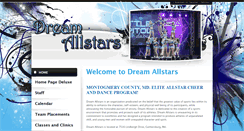 Desktop Screenshot of dreamallstars.com